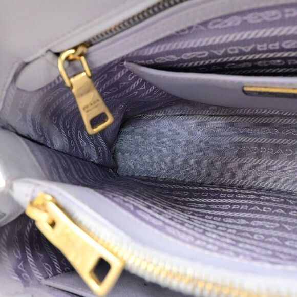 Prada Saffiano Purple Leather Handbag (Pre-Owned) - Picture 7 of 16
